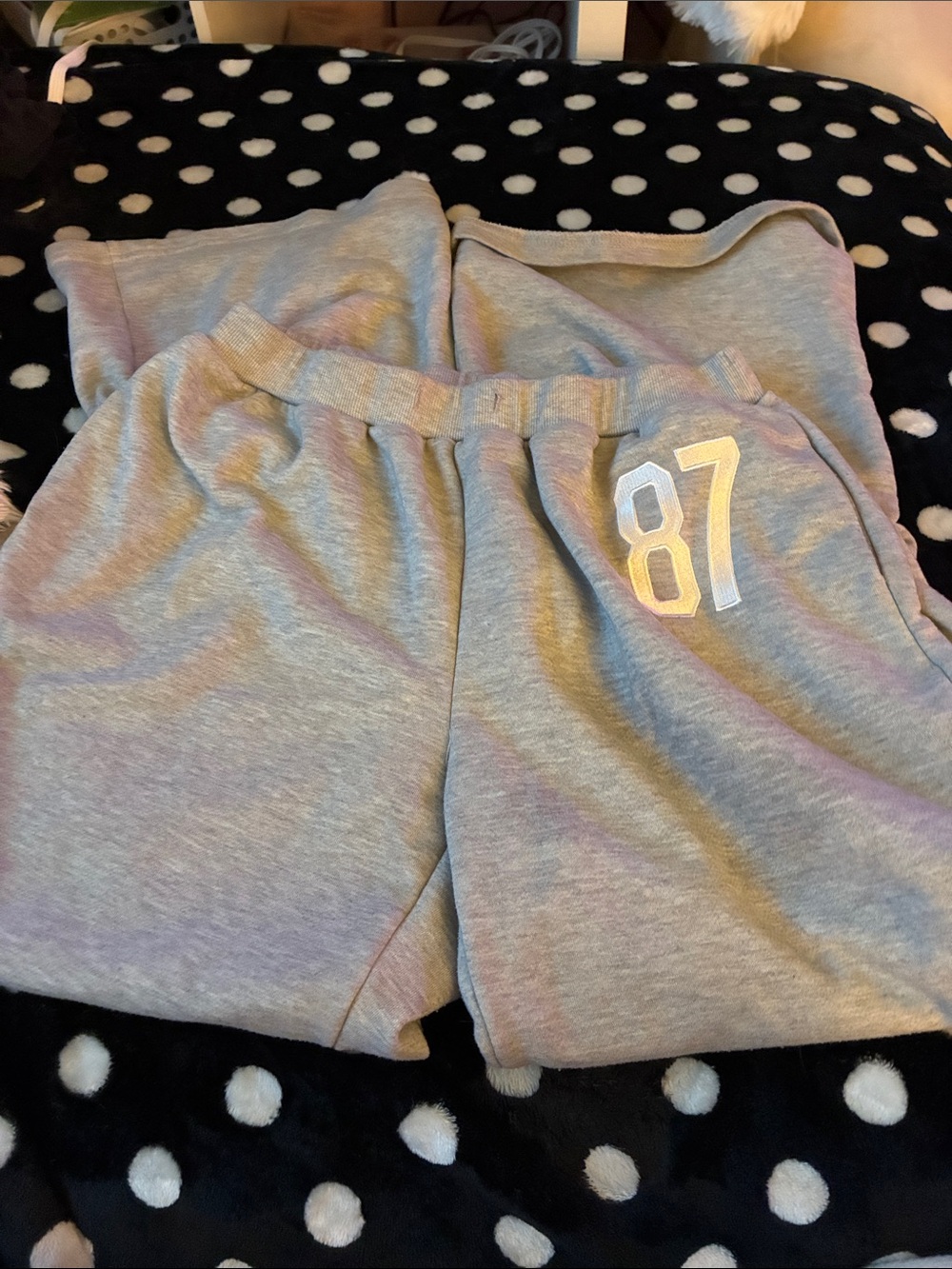 Woman’s wide leg sweat pants